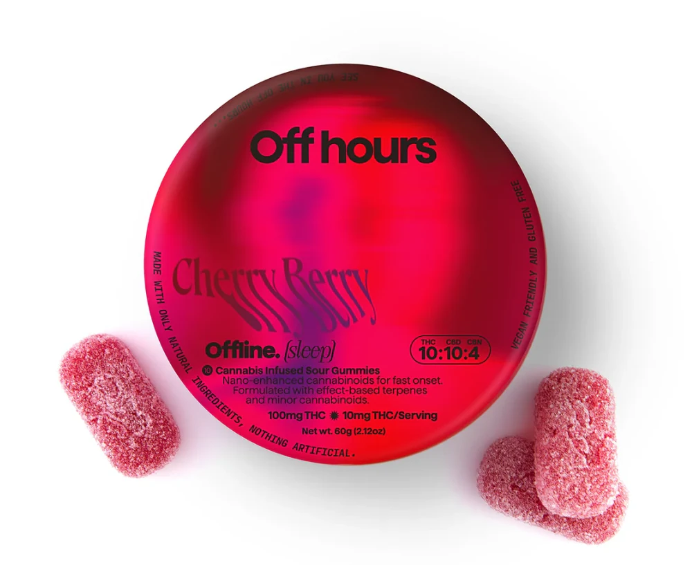 Off Hours - Off Hours- 10mg 10pk Gummies- Offline (sleep)- Cherry Berry Main Image