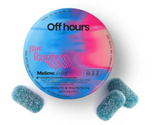 Off Hours- 10mg 10pk Gummies- Mellow (Calm)- Blue Raspberry