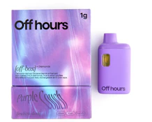 Off Hours- Purple Couch- 1g Melted Diamonds Disposable Vape