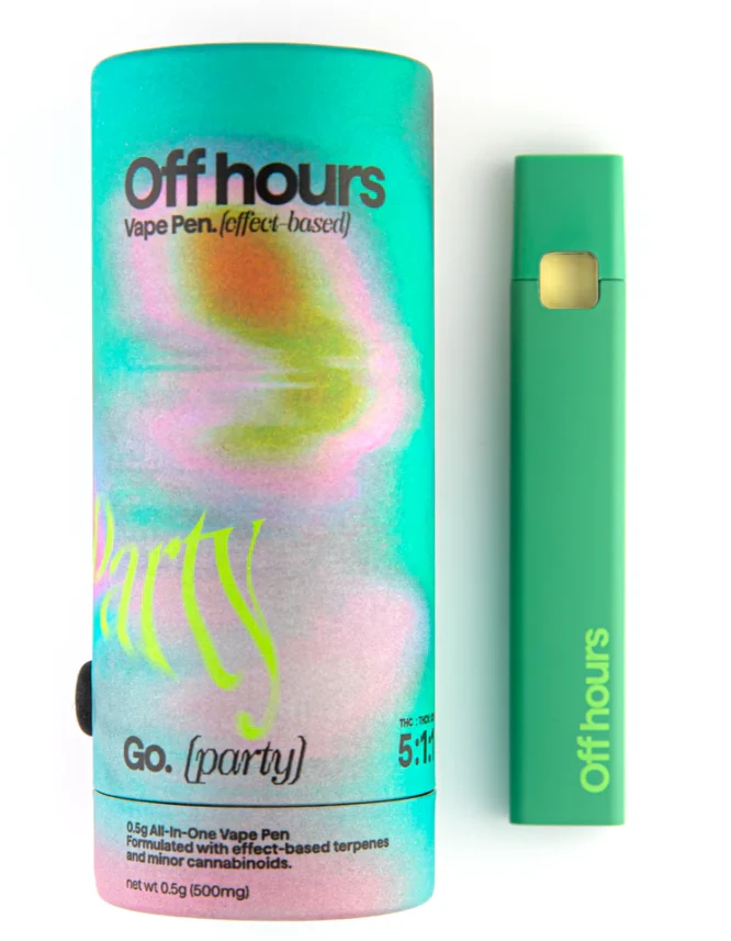 Off Hours - Off Hours- 0.5g All In One Vape- Go (party) Main Image