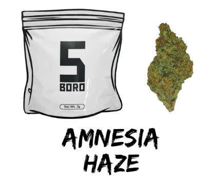 5 Boro Cannabis - 5 Boro | Flower - Amnesia Haze | Dime - 0.7g Main Image