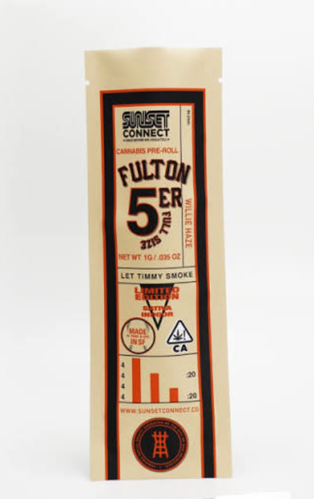 Sunset Connect: Indoor Preroll 1G Fulton 5er Sativa - Willie Haze