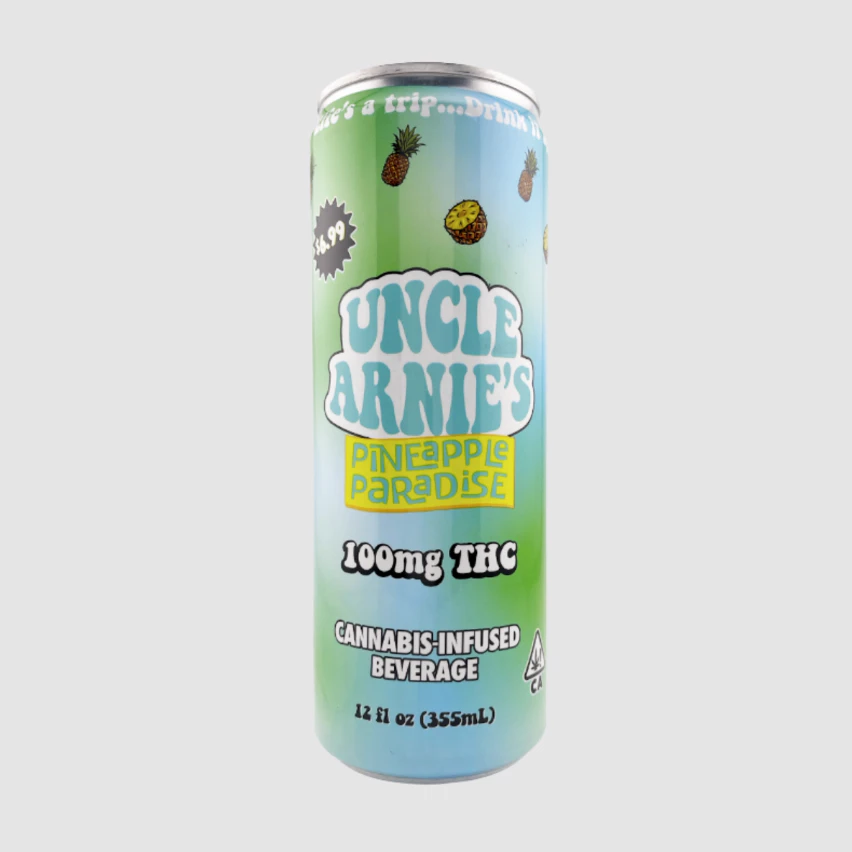 Uncle Arnies - Uncle Arnie's - Beverage 12oz - Pineapple Paradise 100mg Main Image