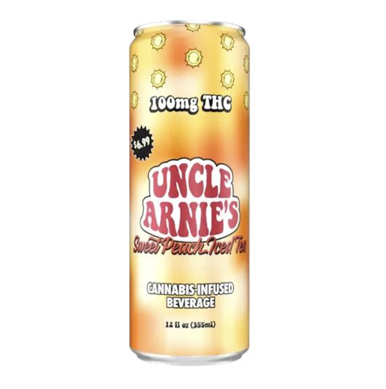 Uncle Arnies - Uncle Arnie's - Beverage 12oz- Sweet Peach 100mg Main Image