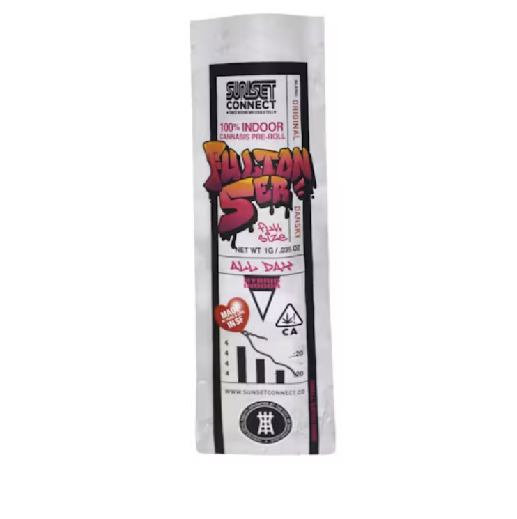 Sunset Connect: Indoor Preroll 1G Fulton 5er Hybrid - Original Danksy