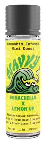 Wavvy - Wavvy - Mini Donut - Donachello x Lemon Up - Infused Preroll - 1.3g Main Image