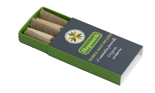 Hepworth - Hepworth | Bubble Hash Infused Pre-roll | Durban Poison x Cherry Tart x Jack Grape Bubble Hash Main Image
