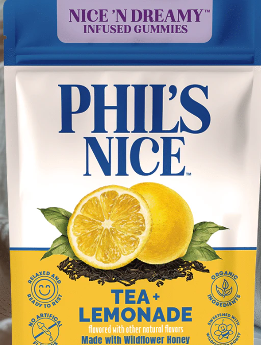 Phil's Nice - Tea and Lemonade - 100MG Nice 'N Dreamy Gummies Main Image