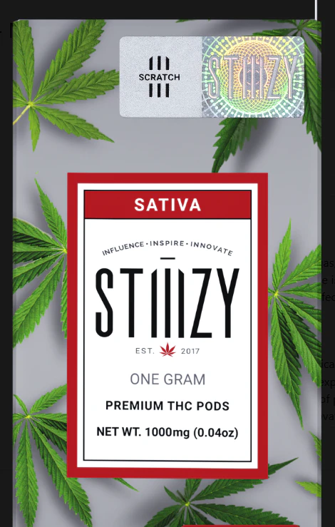 STIIIZY - Stiiizy - Strawberry Cough - 1g POD Main Image
