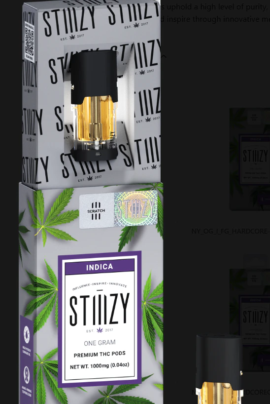 STIIIZY - Stiiizy - Hardcore OG - 1g POD Main Image