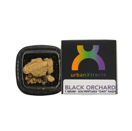 urbanXtracts - Urban Xtracts | Concentrate | Solventless "DAD" Hash | Black Orchard | 1g Main Image
