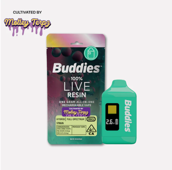 Buddies Brand - AIO - PALM - Froze (Live Resin) - 1g (H) - Buddies Main Image