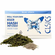 Clsics Hash Infused Roll Your Own 14g Blue Crack