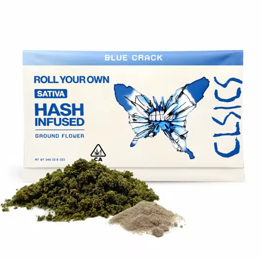 CLSICS - Clsics Hash Infused Roll Your Own 14g Blue Crack Main Image