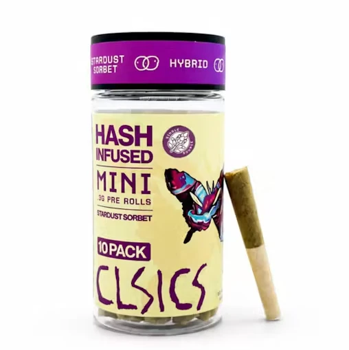 CLSICS - Clsics Hash Infused 10pk Prerolls 3g Stardust Sorbet Main Image