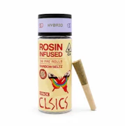 Clsics Rosin Infused 5pk Prerolls 2.5g Rainbow Beltz