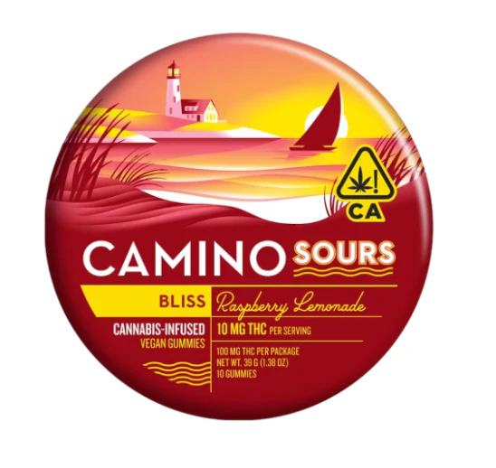 Camino - Camino - Raspberry Lemonade - Sours - Gummies - 10pk - 100mg Main Image