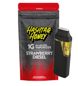 Hashtag Honey | Vape | Strawberry Diesel | 1G | AIO |