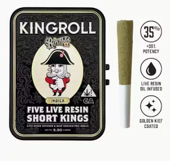 Kingroll - KINGROLL | BANANA OG - 5PK INFUSED | PREROLL | 2.5G Main Image