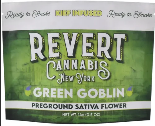 Revert - Green Goblin 14g Kief Infused Preground Flower l Sativa Main Image