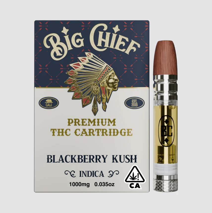 Big Chief - Big Chief 1G Cart- Blackberry Kush Main Image