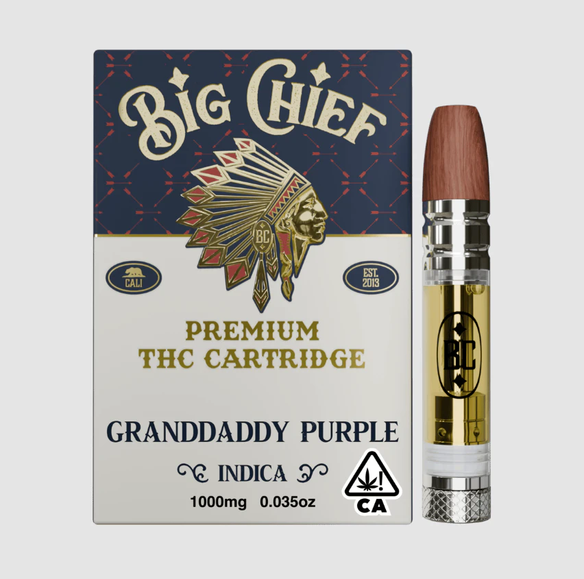 Big Chief - Big Chief 1G Cart- Granddaddy Purple Main Image