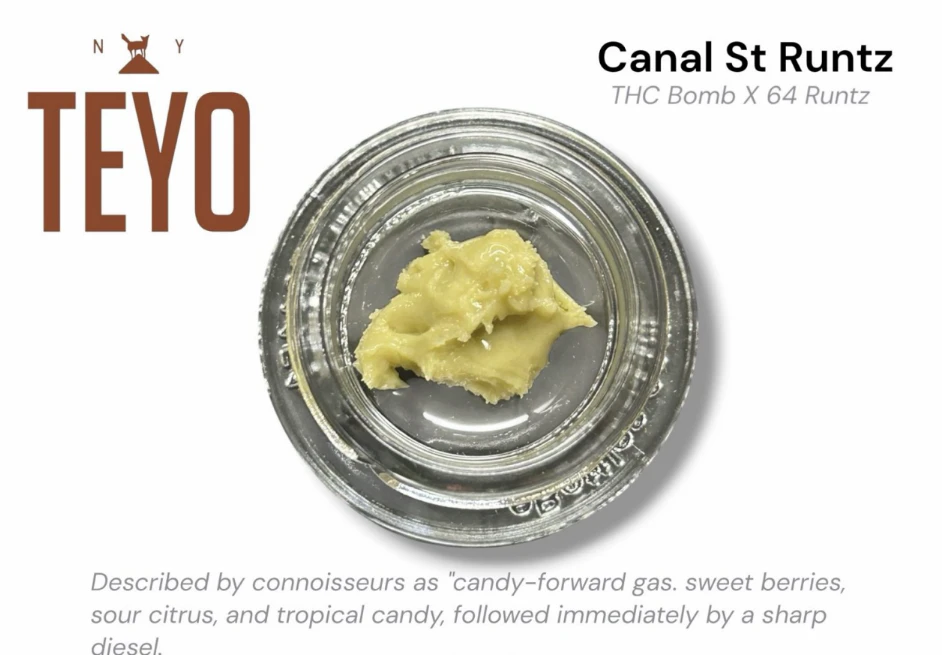 TEYO - TEYO | Canal Street Runtz Rosin | .25G Main Image