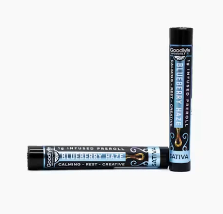 Goodlyfe Infusions - Goodlyfe Infusions - Blueberry Haze - INFUSED 1g preroll Main Image