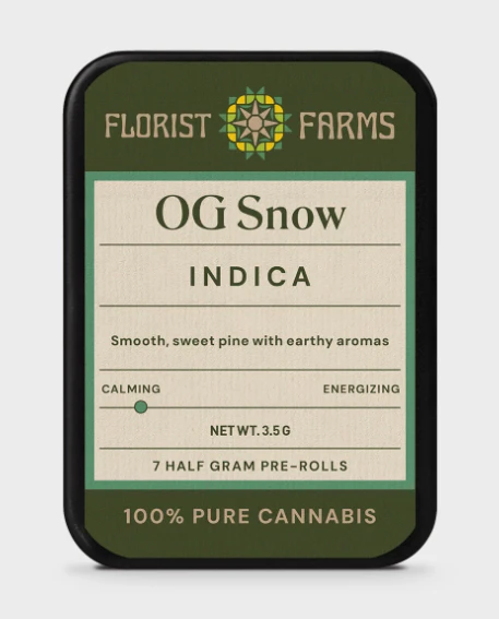 Florist Farms - Florist Farms | PreRoll | OG Snow | 7pk | 3.5g Main Image