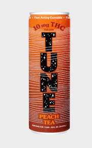 Tune | Edibles | Drink | Peach Tea | 12oz Seltzer | 10mg THC