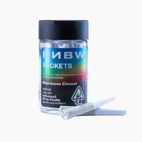 RNBW - Rainbow Diesel - 5pk Infused Mini Pre-rolls (RNBW) Main Image