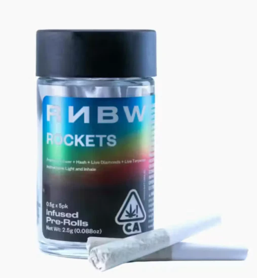 RNBW - Grape Nebula - 5pk Infused Mini Pre-rolls (RNBW) Main Image