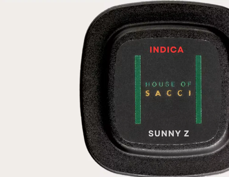 House of Sacci - Sunny Z 0.5g Preroll - Indica | House of Sacci Main Image