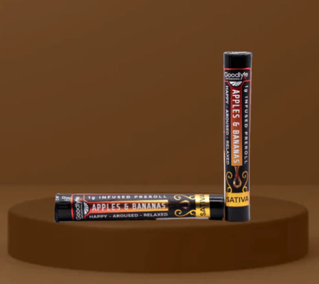 Goodlyfe - Apples & Bananas 1g Infused Preroll - Sativa | Goodlyfe Main Image