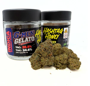 Hashtag Honey | Flower | G-Men Gelato | 3.5g