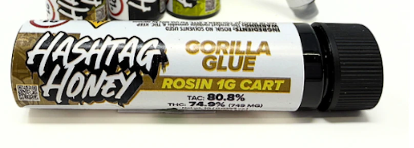 Hashtag Honey | Vape Pens | Carts | Cart 510 - Rosin Infused - Gorilla Glue | 1g