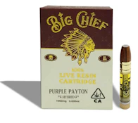 Big Chief 1G Live Resin Cart - Purple Payton