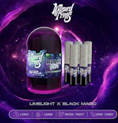Wizard Trees | Pre-rolls | 5pk (0.7g) | Black Light | S | 3.5G