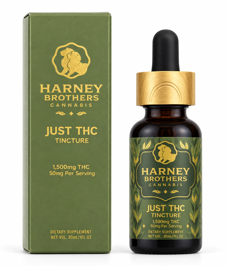 Harney Brothers Cannabis - Harney Brothers | Just THC Tincture | 1000mg | 30ml Main Image