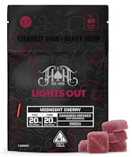 Heavy Hitters - Midnight Cherry Lights Out - Gummies - 5pk - 100mg THC/ 100mg CBN