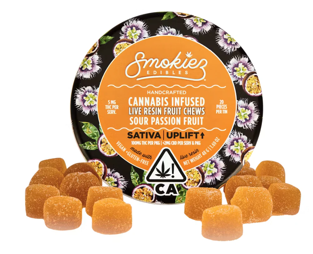 SMOKIEZ - Smokiez - Live Resin - Sour Passion Fruit - Gummies - 20pk - 100mg Main Image