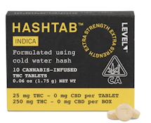 Level - Hashtab - 10ct - Indica - 100mg