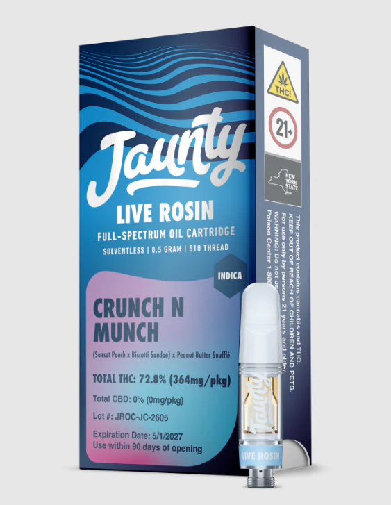 Jaunty - Crunch N Munch - 0.5G Live Rosin 510 Cart Main Image