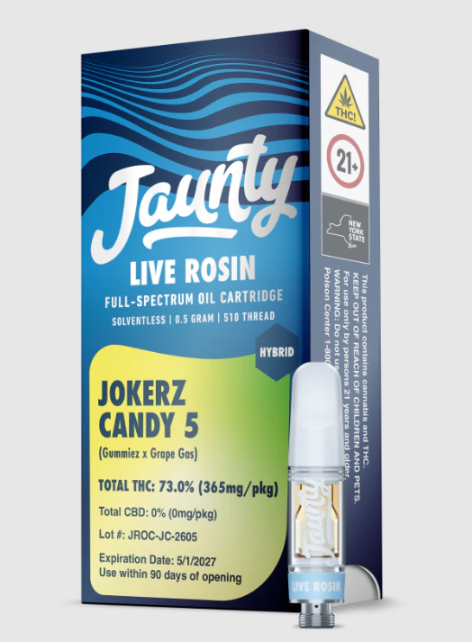 Jaunty - Jokerz Candy 5 - 0.5G Live Rosin 510 Vape Main Image