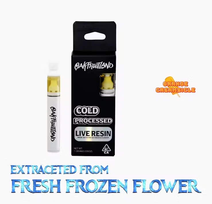 Oakfruitland (OFL) - OAKFRUITLAND 1g Disposable Vape pen Live Resin Series Orange Creamsicle (S) Main Image