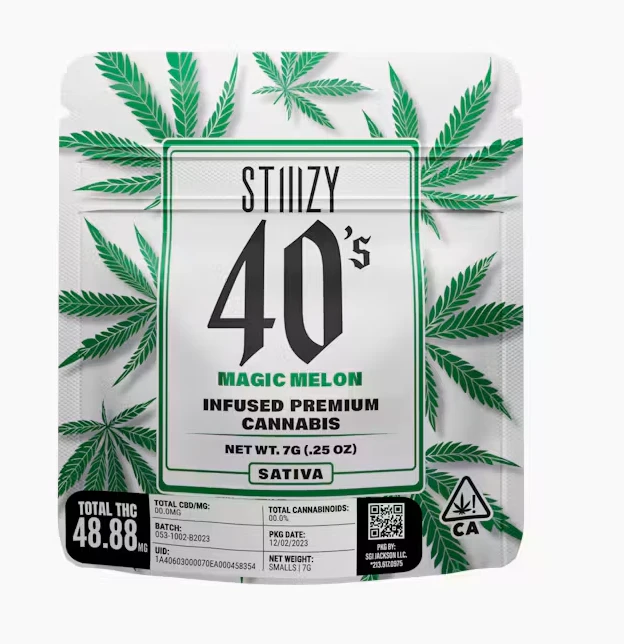 STIIIZY - STIIIZY Infused 40's 7g Magic Melon Mylar (S) Main Image