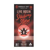 Emerald Sky 100mg Strawberry Storm Rosin Gummy Single