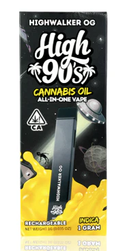 HIGH 90s - HIGH 90S | HIGHWALKER OG - AIO | CARTRIDGE | 1G Main Image