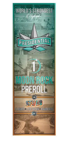 Presidential - Presidential - Moon Rock - SFV OG - Infused Preroll - 1.0g Main Image