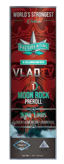 Presidential - Presidential - Moon Rock - King Louis XIII - Infused Preroll - 1.0g Main Image